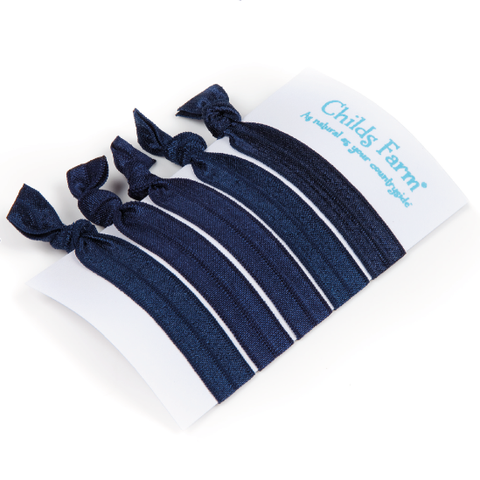 Simply navy hair ties by Millie Pink for Childs Farm