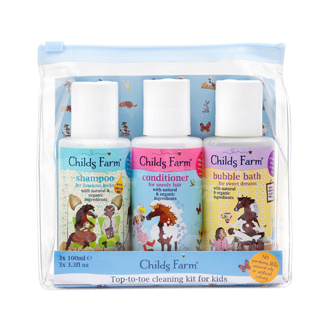 Top-to-toe cleaning kit for kids